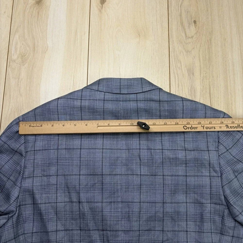 ISAIA Wool Silk Linen Glen Plaid Base 
